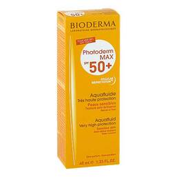Abbildung: Bioderma Photoderm Max Aquafluide SPF 50 + ungetönt Creme, 40 ml PZN 11661532