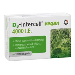 Abbildung: D3-Intercell Vegan 4.000 I.E. Kapseln 90 St, Kapseln PZN 11664884