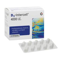 Abbildung: D3-Intercell 4.000 I.E. Kapseln 90 St, Kapseln PZN 11664944
