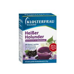 Abbildung: Klosterfrau Broncholind Heißer Holunder Granulat 10X15 g, Granulat PZN 11666021