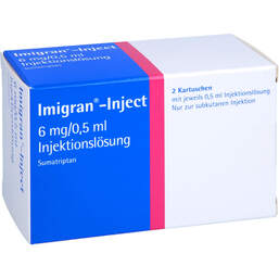 Abbildung: Imigran Inject Nachfüllpack Injektionslösung 2 St, Injektionslösung PZN 11667196