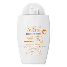 Abbildung: Avene Mineralisches Sonnenfluid SPF 50 + ungetönt Emulsion, 40 ml PZN 11670956