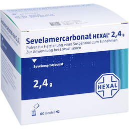 Abbildung: Sevelamercarbonat Hexal 2,4 g P.z.H.einer Suspension zum Einnehmen  60 St, Pulver zur Herstellung einer Suspension zum Einnehmen PZN 11675095