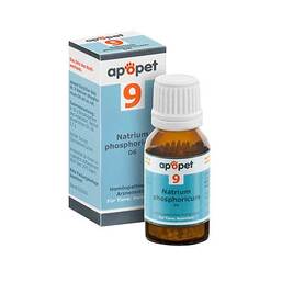 Abbildung: Apopet Schüßler-Salz Nr.9 Natrium phosphoricum D 6 vet. (für Tiere) Globuli, 12 g PZN 11685691