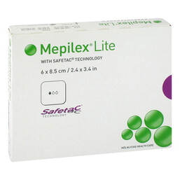 Abbildung: Mepilex Lite Schaumverband 6x8,5 cm steril 5 St, Verband PZN 11690611