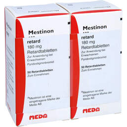Abbildung: Mestinon retard 180 mg Retardtabletten 100 St, Retard-Tabletten PZN 11690700
