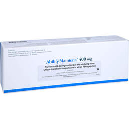 Abbildung: Abilify Maintena 400 mg FS.P. + L.H.e.depuratus -Inj-Suspension  1 St, Pulver und Lösungsmittel zur Herstellung einer Depot-Injektionssuspension PZN 11691378