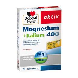 Abbildung: Doppelherz Magnesium+Kalium Tabletten Tabletten, 60 St PZN 11692343