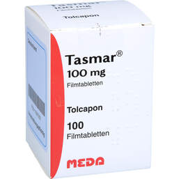 Abbildung: Tasmar 100 mg Filmtabletten 100 St, Filmtabletten PZN 11697352