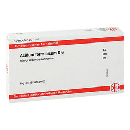 Abbildung: DHU Acidum formicicum D 6 Ampullen Ampullen, 8X1 ml PZN 11703704