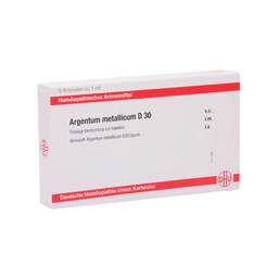 Abbildung: DHU Argentum metallicum D 30 Ampullen 8X1 ml, Ampullen PZN 11704069