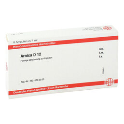 Abbildung: DHU Arnica D 12 Ampullen Ampullen, 8X1 ml PZN 11704135