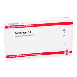 Abbildung: DHU Cortisonum D 6 Ampullen Ampullen, 8X1 ml PZN 11705459