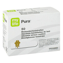 Abbildung: Mylife Pura Blutzucker Teststreifen 50 St, Teststreifen PZN 11709612