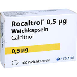 Abbildung: Rocaltrol 0,5 µg Weichkapseln 100 St, Weichkapseln PZN 11709629
