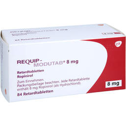 Abbildung: Requip-Modutab 8 mg Retardtabletten 84 St, Retard-Tabletten PZN 11711187