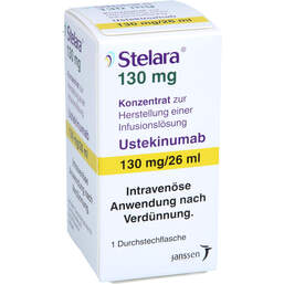 Abbildung: Stelara 130 mg Konzentrat zur Herstellung einer Infusionslösung 1 St, Infusionslösungskonzentrat PZN 11721837