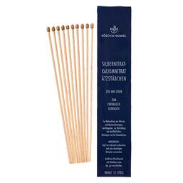 Abbildung: SILBERNITRAT-KALIUMNITRAT ÄTZSTÄBCHEN 200 mm starr 10 St, Stäbchen PZN 11722742