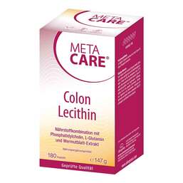 Abbildung: Meta Care Colon-Lecithin Kapseln Kapseln, 180 St PZN 11724534