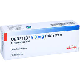 Abbildung: Ubretid Tabletten 5 mg 50 St, Tabletten PZN 11726450