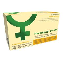 Abbildung: Fertilovit F Pcos 60 Kapseln + 30 Pulver-Sticks Kombipackung, 1 P PZN 11726734