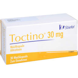 Abbildung: Toctino 30 mg Weichkapseln 30 St, Weichkapseln PZN 11727159