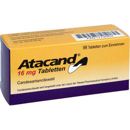 Abbildung: Atacand 16 mg Tabletten 98 St, Tabletten PZN 11730457