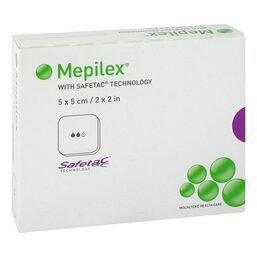 Abbildung: Mepilex 5x5 cm Schaumverband 5 St, Verband PZN 11742590