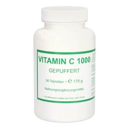 Abbildung: Vitamin C 1000 gepuffert Tabletten 90 St, Tabletten PZN 11850285
