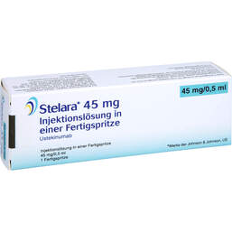 Abbildung: Stelara 45 mg Injektionslösung in einer Fertigspritze 1 St, Injektionslösung PZN 11850701