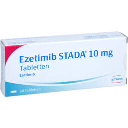 Abbildung: Ezetimib STADA 10 mg Tabletten 30 St, Tabletten PZN 11853243