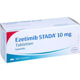 Abbildung: Ezetimib STADA 10 mg Tabletten 100 St, Tabletten PZN 11853266
