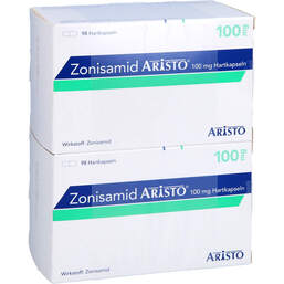 Abbildung: Zonisamid Aristo 100 mg Hartkapseln 196 St, Hartkapseln PZN 11853421