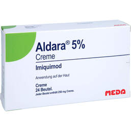 Abbildung: Aldara 5% Creme Sachets 24 St, Creme PZN 11853740