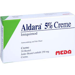 Abbildung: Aldara 5% Creme Sachets 24 St, Creme PZN 11856974