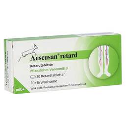 Abbildung: Aescusan® retard  20 St, Retard-Tabletten PZN 11857956