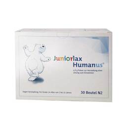 Abbildung: Juniorlax Humanus Pulver zur Her.e.Lösung zum Einnehmen Pulver zur Herstellung einer Lösung zum Einnehmen, 30X6.9 g PZN 11858950