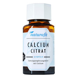 Abbildung: Naturafit Calcium Citrat Kapseln 60 St, Kapseln PZN 11859122
