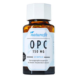 Abbildung: Naturafit OPC 150 mg Kapseln 60 St, Kapseln PZN 11859139
