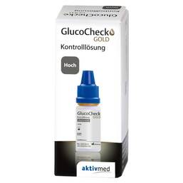 Abbildung: Gluco Check Gold Kontrolllösung hoch 4 ml, Flüssigkeit PZN 11864904