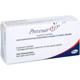 Abbildung: Prevenar 13 Injektionssuspension 1 St, Injektionssuspension PZN 11865507