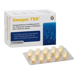 Abbildung: Omegan 750 Weichkapseln Weichkapseln, 60 St PZN 11868693