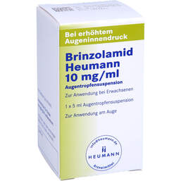 Abbildung: Brinzolamid Heumann 10 mg / ml Augentropfensuspension  5 ml, Augentropfen PZN 11871241