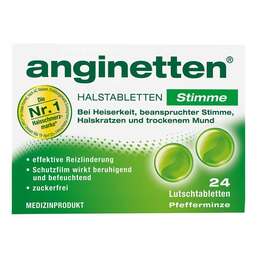 Abbildung: Anginetten Stimme Lutschtabletten Lutschtabletten, 24 St PZN 11877002