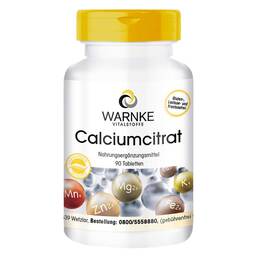 Abbildung: Calciumcitrat Tabletten Tabletten, 90 St PZN 11879811