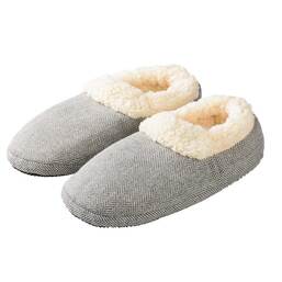 Abbildung: Warmies Slippies Comfort Größe 37 - 41 grau 1 St PZN 11879840