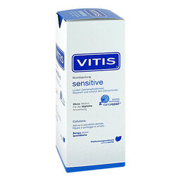 Abbildung: Vitis Sensitive Mundspülung 500 ml, Mundwasser PZN 11880352 