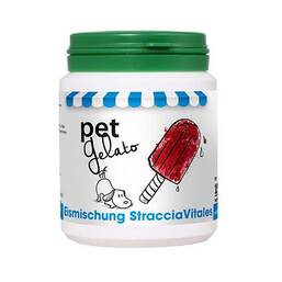 Abbildung: Petgelato Eismischung Stracciavitales Pulver vet. (für Tiere) Pulver, 150 g PZN 12339063