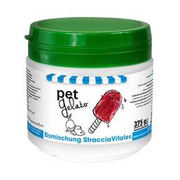 Abbildung: Petgelato Eismischung Stracciavitales Pulver vet. (für Tiere) Pulver, 375 g PZN 12339086