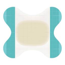 Abbildung: Comfeel Plus contourierter Hydrokolloidverband 6x8cm 5 St, Verband PZN 12342390